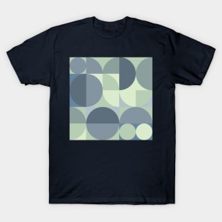 Midcentury Seasons Pattern Winter T-Shirt